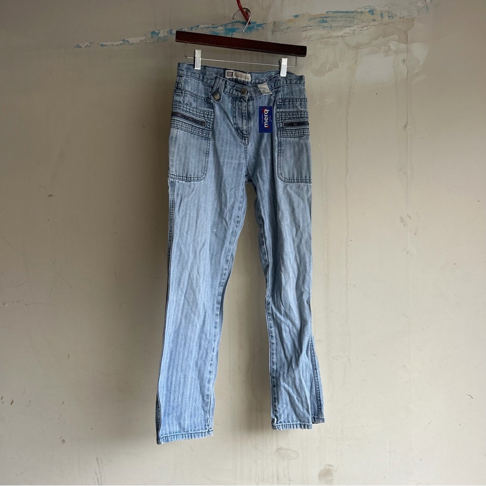 Light Blue pinstripe Women's Jeans